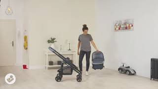 MaxiCosi  Lila SP  How to attach a carrycot [upl. by Aytac108]