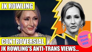 JK ROWLING DEFENDS ANTITRANS VIEWS AMID HARRY POTTER CAST CRITICISM [upl. by Honeyman]