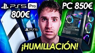 ¡vaya estafa PS5 PRO vs PC 850€  y Play 5 original [upl. by Adnohsor]