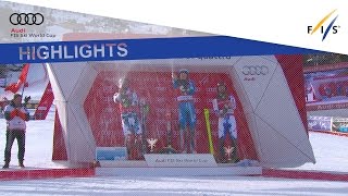 Highlights  Kristoffersen back on top in Val dIsere Slalom race  FIS Alpine [upl. by Cochard]