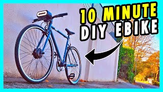 Turn ANY bike into an EBIKE in Only 10 Minutes [upl. by Eugenle]