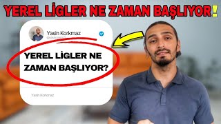 Tüm Yerel Liglerin Başlama Tarihleri U11den Süper Amatör Lige Kadar [upl. by Nefets]