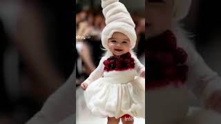 Baby s cute ramp walk in fashion show cutebabys shortfeed trendingshorts [upl. by Theodor]