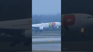 TAP A330200 landing at JFK airport shorts [upl. by Arriek]