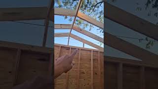 Building a shed roof [upl. by Sahcnip]