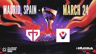 TH VCT 2024 MASTERS MADRID  DAY 9  GEN vs SEN  รอบ Grand Final [upl. by Nikos]