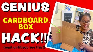 GREAT WAY TO RECYCLE don’t throw those boxes out CARDBOARD BOX HACK [upl. by Patricia189]