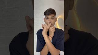 Amazing finger 😲 Magic Trick Try Kara 🤯✅🤔 magic funny tricks shorts trending [upl. by Rybma]