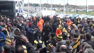 Wasps Team arrival v Quins [upl. by Eninahpets79]