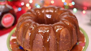 How to make a Delicious Almond Amaretto Pound Cake with Caramel Amaretto Sauce [upl. by Mari]