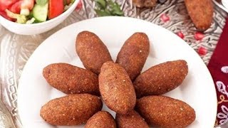 How to make fried kibbeh  lebanese kibbeh recipe  easy meat stuffed kibbeh recipe  fried kibbeh [upl. by Ereynihc]