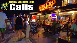 Nightlife Çalış Fethiye Turkey 2024  4K Walking Tour [upl. by Siramad384]