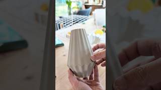 Making a Ceramic Vase from a 3D print ceramics slipcasting 3dprinting handmade pottery [upl. by Attelrak]