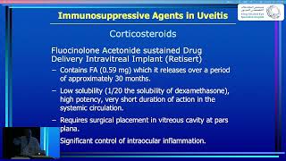 Medical Treatment of Uveitis [upl. by Stillmann]