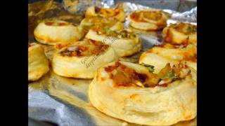 puff pastry pin wheels Indian style [upl. by Nhguavahs66]