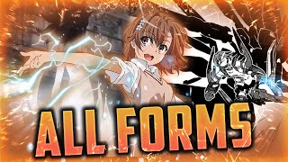 Misaka Mikoto ALL Abilities amp Forms Explained [upl. by Ocirne]