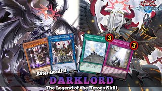 DARKLORD Deck After New Banlist ft the Legend of the Heroes Skill YuGiOh Duel Links [upl. by Nagey487]