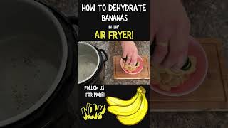 How To Dehydrate Bananas In The Air Fryer shorts [upl. by Flam215]