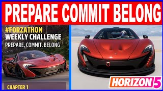 Forza Horizon 5 PREPARE COMMIT BELONG Forzathon Weekly Challenge Autopista Speed Trap Circuit Race [upl. by Annis]