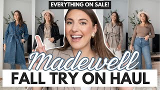 Madewell Fall Try On Haul 🍂 [upl. by Olotrab]