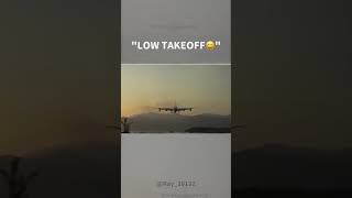 Low Takeoff vs Very Low Takeoff💀 aviation avgeek a321 f16 low takeoff boeing747 boeing707 [upl. by Dobb]