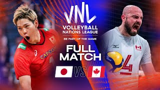 Nishida SERVES Japan to a win 🤯  Japan vs Canada  Full Match  Mens VNL 2023 [upl. by Barbour761]