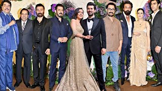 Celebrities At Sunny Deol Son Karan Deol Wedding Reception  Salman Aamir Shatrughan Dharmendra [upl. by Thibault]