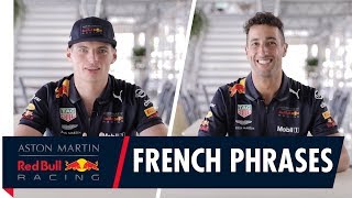 Handy French Phrases with Pierre Gasly Max Verstappen Daniel Ricciardo and Brendon Hartley [upl. by Leasim725]