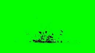 debris explosion 2 Green Screen [upl. by Freeborn684]