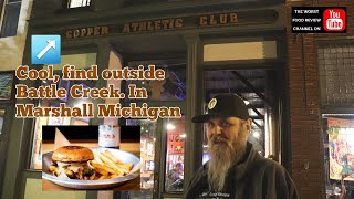 Copper Athletic Club Marshall Michigan Peanut Butter Burger [upl. by Aubine]