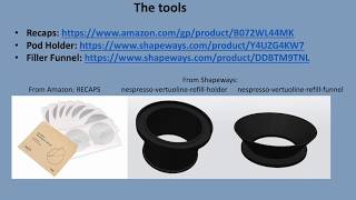 Refilling Nespresso VertuoLine Coffee Pod Tips and Tools [upl. by Aytac]