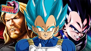 Vegeta Reacts To Thor VS Vegeta Marvel VS Dragon Ball  DEATH BATTLE [upl. by Tarabar430]