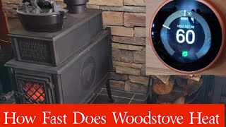 How fast does your wood stove heat your house [upl. by Eigroeg]