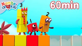 Colourful Maths Counting Fun  Full Episodes  123 Learn to Count  Numberblocks [upl. by Graig]