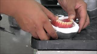 COMPLETE DENTURE 14 Flasking and Investing [upl. by Stedmann]