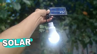 Foco portátil recargable solar  unboxing [upl. by Eiramlirpa]