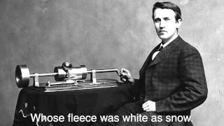 Newly Discovered Thomas Edison 1877 Phonograph Recording FULL VERSION [upl. by Anwahsak531]