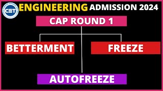 What is Betterment And Freeze in Cap Round 1 How to select Betterment And Freeze [upl. by Lehcir]