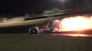 Mad Mike RedBull RX7  Spitting Flames  Team NZ Promo 2012 [upl. by Romy769]