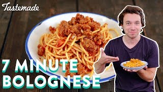 Delicious Bolognese In 7 Minutes  Frankie Celenza [upl. by Navac]