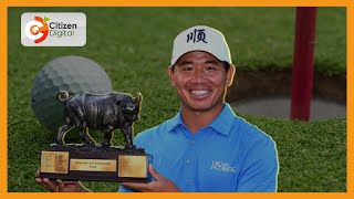 Ashun Wu wins 2022 Magical Kenya Open [upl. by Nosyrb966]