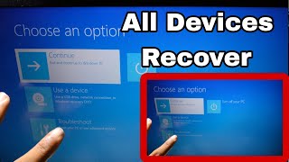 All Devices Choose an Option Continue Exit and continue to Windows 10 Turn off Your PC macnitesh [upl. by Safoelc477]