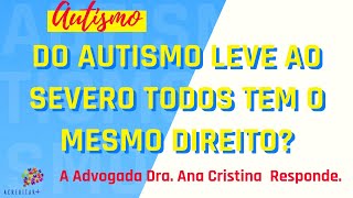 AUTISMO Do autismo leve ao severo todos tem o mesmo direitoDIASPRESOTTI [upl. by Yrtsed347]