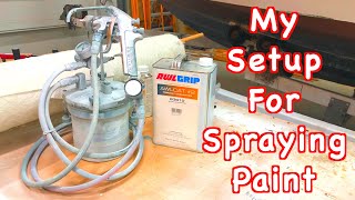 What Do I Use For Spraying Awlgrip And How Do I Manage The Fumes [upl. by Muslim]