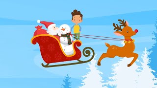 ❤️Canción de NAVIDAD en INGLES con LETRA para NIÑOS BELLA animación para cantar en INGLES 🎅☃️ [upl. by Ignatia]