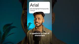 Theres a difference between Typeface and Fonts graphicdesinger adobeillustrator font [upl. by Tandi]