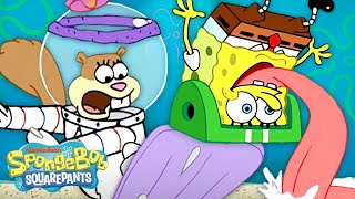 SpongeBobs Most Extreme Outdoor Adventures 💥  SpongeBob [upl. by Dawaj]