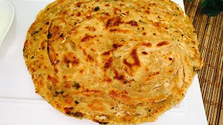 Knoblauchbrot  pfannenbrot  paratha  vegetarische gerichte [upl. by Ainoda]