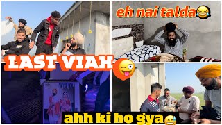 Last viah es saal da 😜  mame ale nai talda  viah vich chkr pa chleya c😅  Dhillonpreet Vlogs [upl. by Gnus143]