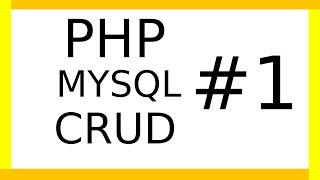 PHPMySQL CRUD 1  Connect MySQL [upl. by Notniv]